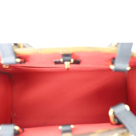 Louis Vuitton Onthego MM Giant Monogram Reverse Canvas Tote Bag Brown - Picture 11 of 16